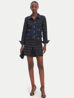 Morgan Spódnica mini 261-JINCA Czarny Slim Fit