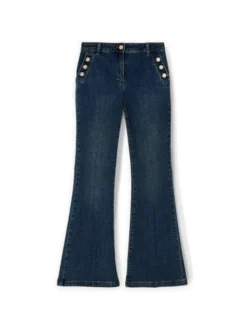 Motivi Jeansy P427Q304125N024 Niebieski Flare Fit