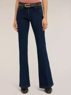 Motivi Jeansy P427Q404035N034 Niebieski Flare Fit