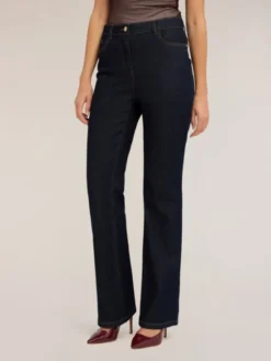 Motivi Jeansy P525Q104040N024 Niebieski Flare Fit