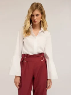 Motivi Koszula 5257Q000847N011 Biały Regular Fit