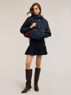 Motivi Spódnica mini 1665W000685N034 Niebieski Flare Fit