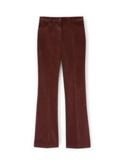 Motivi Spodnie materiałowe P749Q004227N022 Brązowy Flare Fit