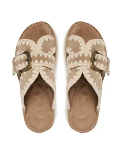 Mou Espadryle Jute sandal MU.SW641003A Różowy