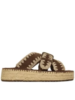 Mou Espadryle MU.SW641003A Brązowy