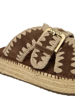 Mou Espadryle MU.SW641003A Brązowy