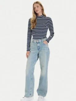 Mustang Jeansy Madison 1016929 Niebieski Wide Fit