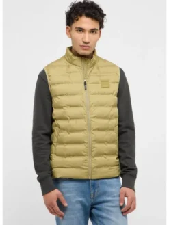 Mustang Kamizelka Style Dublin Beżowy Regular Fit