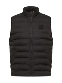 Mustang Kamizelka Style Dublin Czarny Regular Fit