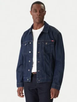 Mustang Kurtka jeansowa Dallas 1016830 Niebieski Regular Fit