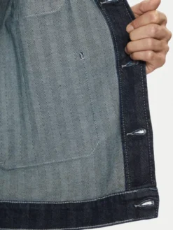 Mustang Kurtka jeansowa Monowi 1015900 Granatowy Boxy Fit