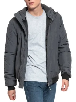 Mustang Kurtka przejściowa DANIEL H BLOUSON Szary Regular Fit