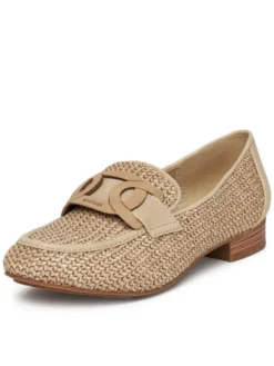 Mustang Loafersy 1489-402 Beżowy