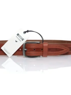 Mustang Pasek Męski BELT Brązowy