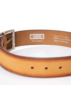 Mustang Pasek Męski BELT Brązowy