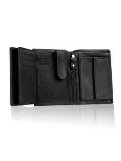 Mustang Portfel DENIMO HIGH WALLET Czarny