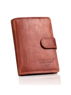 Mustang Portfel DENIMO HIGH WALLET Brązowy
