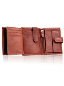 Mustang Portfel DENIMO HIGH WALLET Brązowy