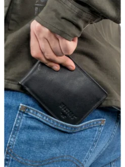 Mustang Portfel DENIMO WALLET Czarny