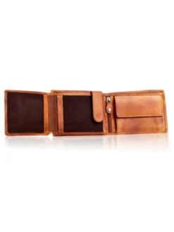 Mustang Portfel DENIMO WALLET Brązowy