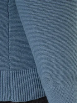 Mustang Sweter Elliot 1016844 Niebieski Regular Fit