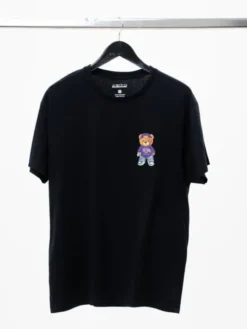 MyStars Komplet t-shirtów Zestaw 3 sztuki Chill Bear Misie Miśki Modne Czarny Regular Fit