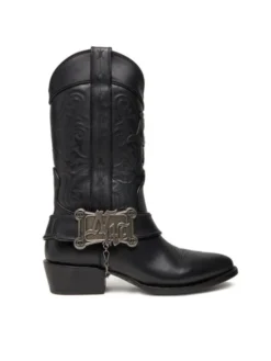 Naked Wolfe Kowbojki THE OUTLAW BOOT Czarny