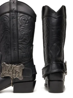 Naked Wolfe Kowbojki THE OUTLAW BOOT Czarny