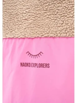 NAOKO Kurtka przejściowa Teddy Sandstone Beżowy Regular Fit