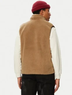 Napapijri Bezrękawnik Yupik V 2 NP0A8B8R Beżowy ciemny Regular Fit