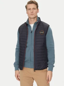 Napapijri Kamizelka Amiata NP0A4ICR Granatowy Regular Fit