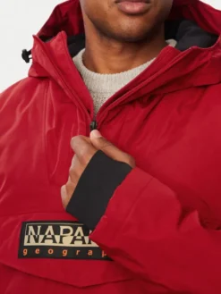 Napapijri Kurtka anorak Rainforest Next NP0A4IB9 Czerwony Regular Fit