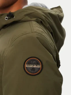 Napapijri Kurtka anorak Rainforest Winter 3 NP0A4GMC Khaki Regular Fit