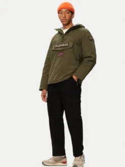 Napapijri Kurtka anorak Rainforest Winter 3 NP0A4GMC Khaki Regular Fit