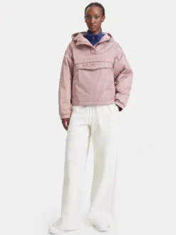 Napapijri Kurtka anorak Rainforest Optique W NP0A8AHAP241 Różowy jasny Oversize
