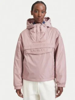 Napapijri Kurtka anorak Rainforest Optique W NP0A8AHAP241 Różowy jasny Oversize