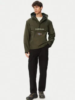 Napapijri Kurtka anorak Rainforest Next NP0A4IB9 Brązowy Regular Fit