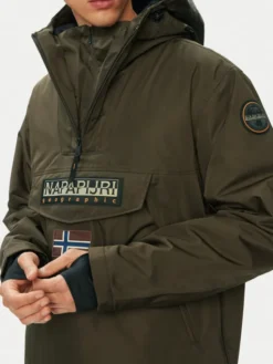 Napapijri Kurtka anorak Rainforest Next NP0A4IB9 Brązowy Regular Fit