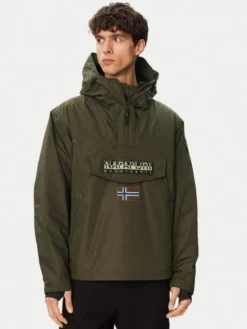 Napapijri Kurtka anorak Rainforest Next NP0A4IB9 Brązowy Regular Fit