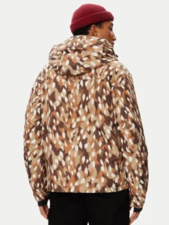 Napapijri Kurtka anorak Rf Next Aop 1 NP0A8AHX Brązowy Regular Fit