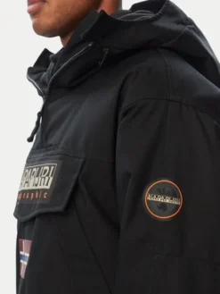 Napapijri Kurtka anorak Skidoo Next NP0A8B3G Czarny Loose Fit