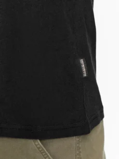 Napapijri Longsleeve Salis NP0A4HN7 Czarny Regular Fit