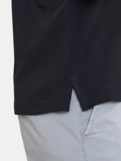 Napapijri Polo E-Small Box NP0A88TQ Czarny Relaxed Fit