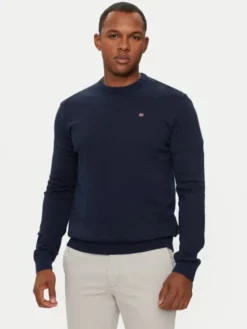 Napapijri Sweter Droz NP0A4I2G Granatowy Regular Fit