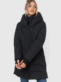 Navahoo Kurtka zimowa Knutschilein Czarny Regular Fit