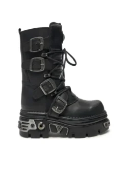 NEW ROCK Glany M-373-S4 Czarny