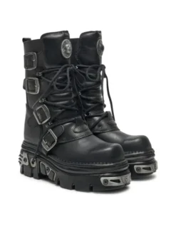 NEW ROCK Glany M-373-S4 Czarny