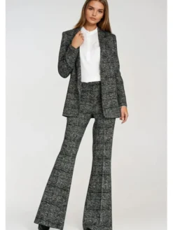 NIFE Marynarka Z84 Czarny Blazer Fit