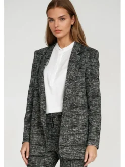 NIFE Marynarka Z84 Czarny Blazer Fit