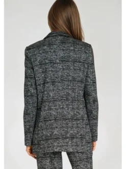 NIFE Marynarka Z84 Czarny Blazer Fit